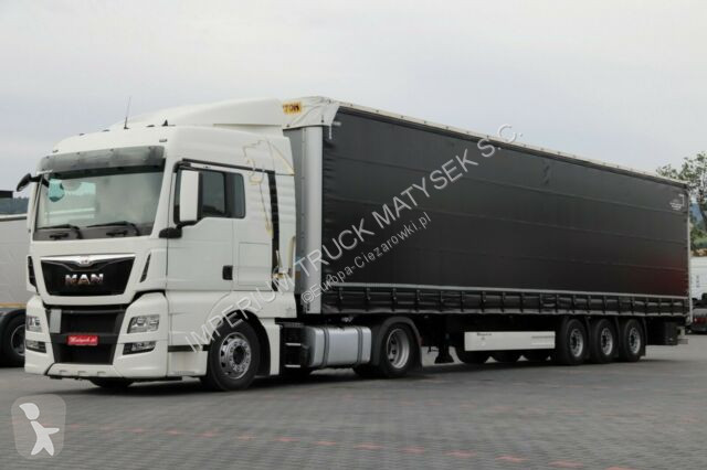 Zobaczyć zdjęcia Zestaw drogowy MAN TGX 18.440 /RETARDER/LOW DECK/ E 6+WIELTON MEGA/