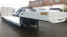 used heavy equipment transport semi-trailer