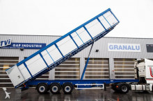 semirimorchio Granalu Plateau ridelles double vérin sous caisse