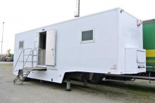 Leveques semirimorchio 10m monoasse racing fiere banca-ufficio-regia mobile usato