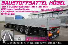 semirremolque Kögel SN24 /BAUSTOFFSATTEL 800 mm BW / 160 x rungent.