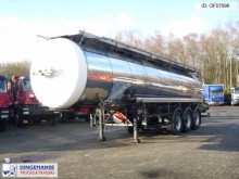 semirremolque Feldbinder Chemical tank inox 30 m3 / 1 comp + heating