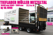 semirimorchio Müller-Mitteltal TS2/IDEAL FÜR STAPLER und bühnentransport /RAMPE