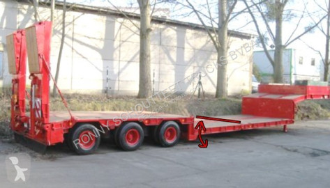 used heavy equipment transport semi-trailer
