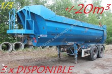 semirimorchio Robuste Kaiser 2-ess. BENNE - ACIER / ACIER - 20m³ - Français