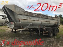 semirimorchio Robuste Kaiser 2-ess. BENNE - ACIER / ACIER - 20m³ - Français