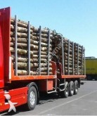 semirremolque Robuste Kaiser forestiere avec grue repliable