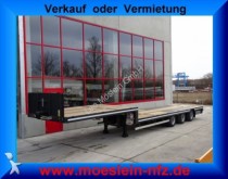 semi remorque Moeslein 3 Achs Tieflader für Fertigteile, Baumaschinen,