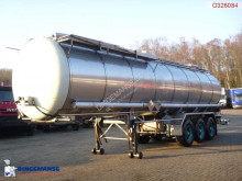 Burg Chemical tank inox 31.2 m3 / 1 comp semi-trailer