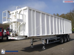 Robuste Kaiser Tipper alu / chssis steel 49 m3 /waterclosed body semi-trailer