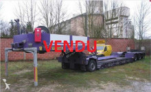used heavy equipment transport semi-trailer