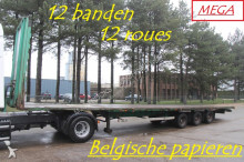 Van Hool 3-AS MEGA / LOWDECK TRAILER - 12 TIRES - 245/70R19.5 - TIRES 80% - ROR - BELGIAN PAPERS semi-trailer