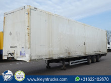 damaged semi-trailer