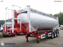 Van Hool Container trailer + Feldbinder food tank alu 40 m3 (tipping) semi-trailer