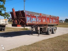 used construction dump semi-trailer