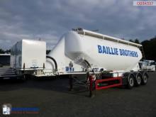 Feldbinder Bulk tank alu 36 m3 + compressor semi-trailer