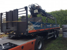 Burg Steen trailer met Hiab Kraan