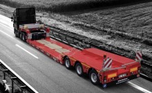 semi remorque porte engins Kässbohrer