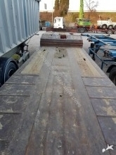used heavy equipment transport semi-trailer