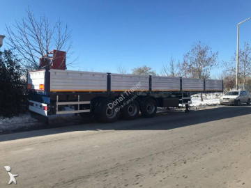 Donat beverage delivery flatbed semi-trailer