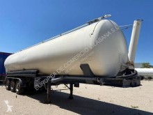 Indox cisterna basculante pulverulentos semi-trailer