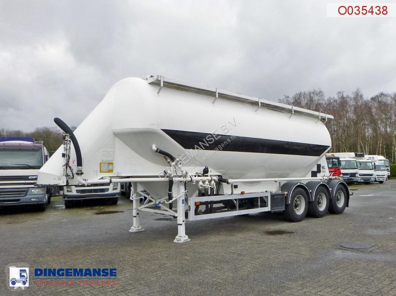 Voir les photos Semi remorque Feldbinder Powder tank alu 40 m3 / 1 comp