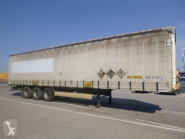 Voir les photos Semi remorque Krone Schiebeplanen Sattelauflieger 27 eLHB3-CS S