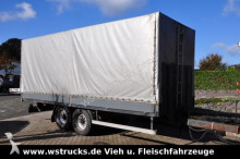 gebrauchter Anhänger Pritsche und Plane