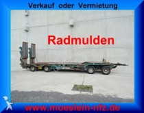 remolque Müller-Mitteltal 4 Achs Tieflader Anhänger mit Radmulden