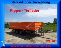 przyczepa Moeslein Tandemkipper Tieflader, Aufsatzbordwänden Weni