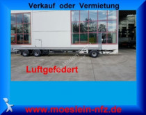rimorchio Moeslein 3 Achs Plato Anhänger, 9 m Ladefläche, Neufahrz