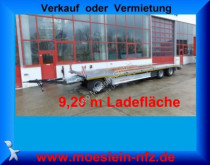 remorque Moeslein 3 Achs Plato Tieflader Anhänger 9 m, Alu Ram