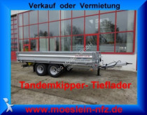 прицеп Moeslein neuer Tandem Kipper Tieflader, Breitbereifung,