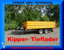 remorque Müller-Mitteltal Tandemkipper Tieflader, Aufsatzbordwände