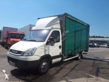 Iveco tarp covered bed flatbed van