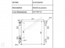 Nissan Radiateur de refroidissement pour camion (AL/PLASTIC)