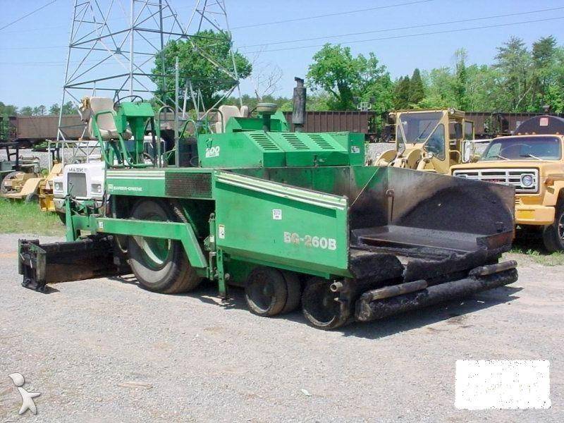 Used Barber Greene asphalt paving equipment BG260B n°129485